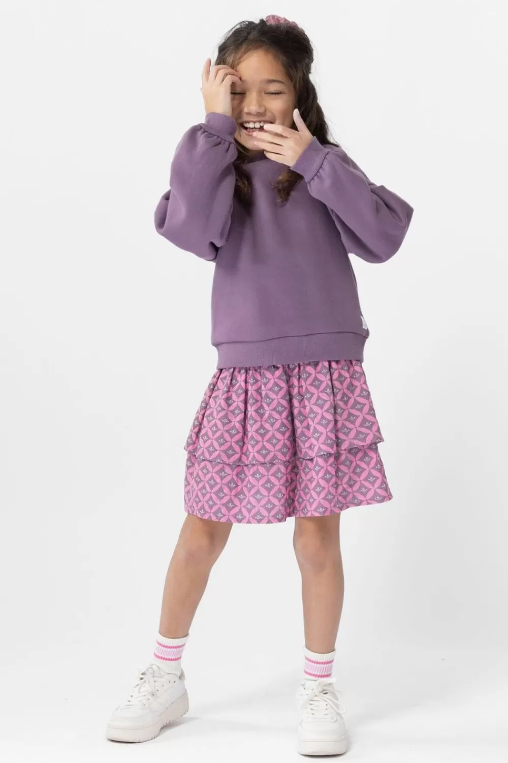 Kids Sissy-Boy Rokken>E Rok Met Ruffles En Print