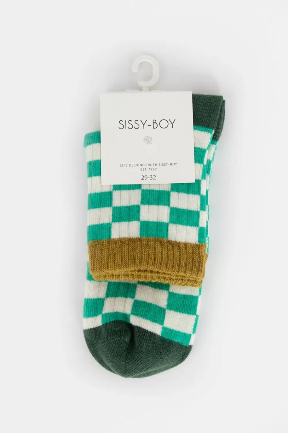 Kids Sissy-Boy Accessoires>E Sokken Met Geblokt Patroon