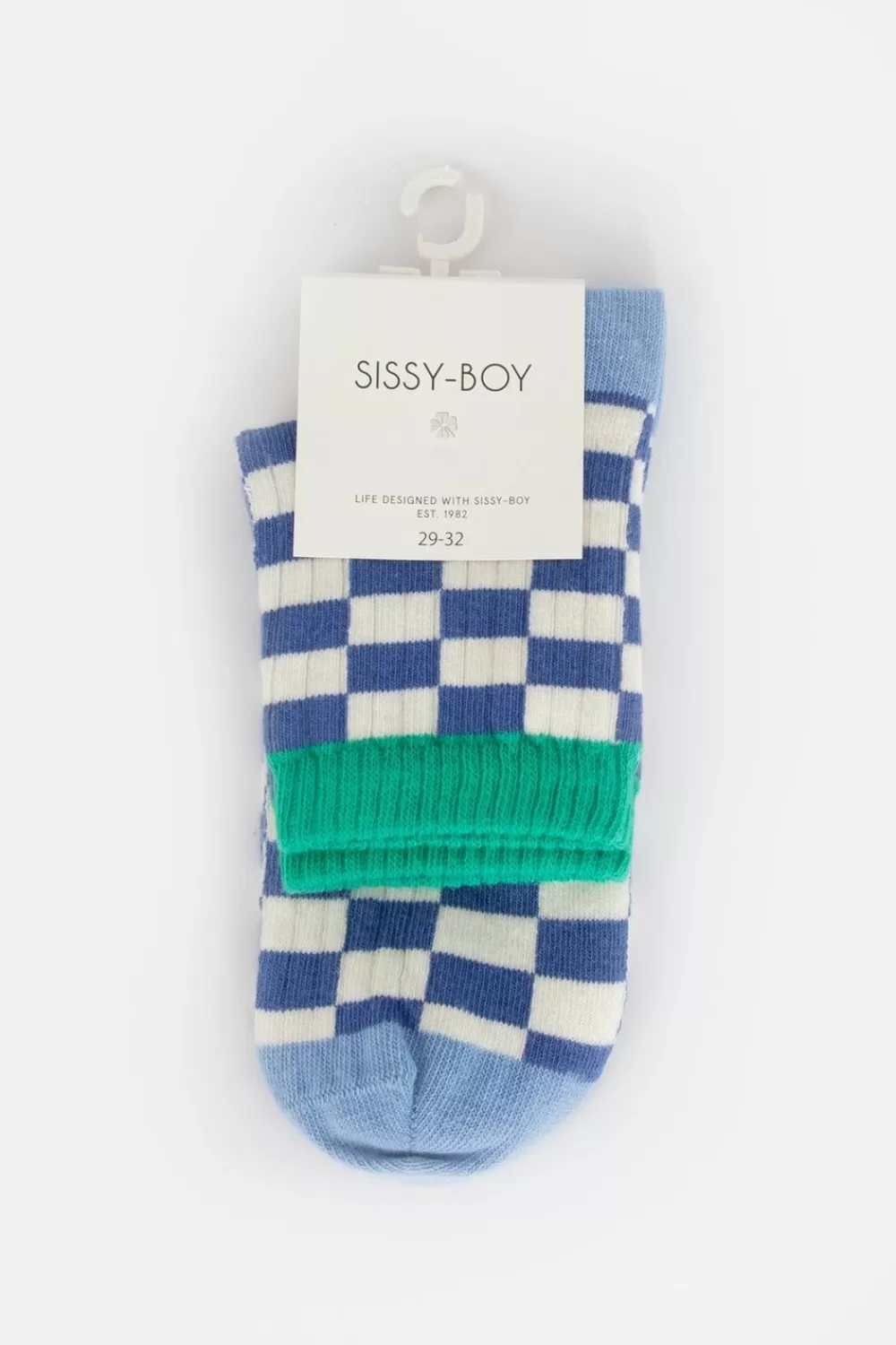 Kids Sissy-Boy Accessoires>E Sokken Met Geblokt Patroon