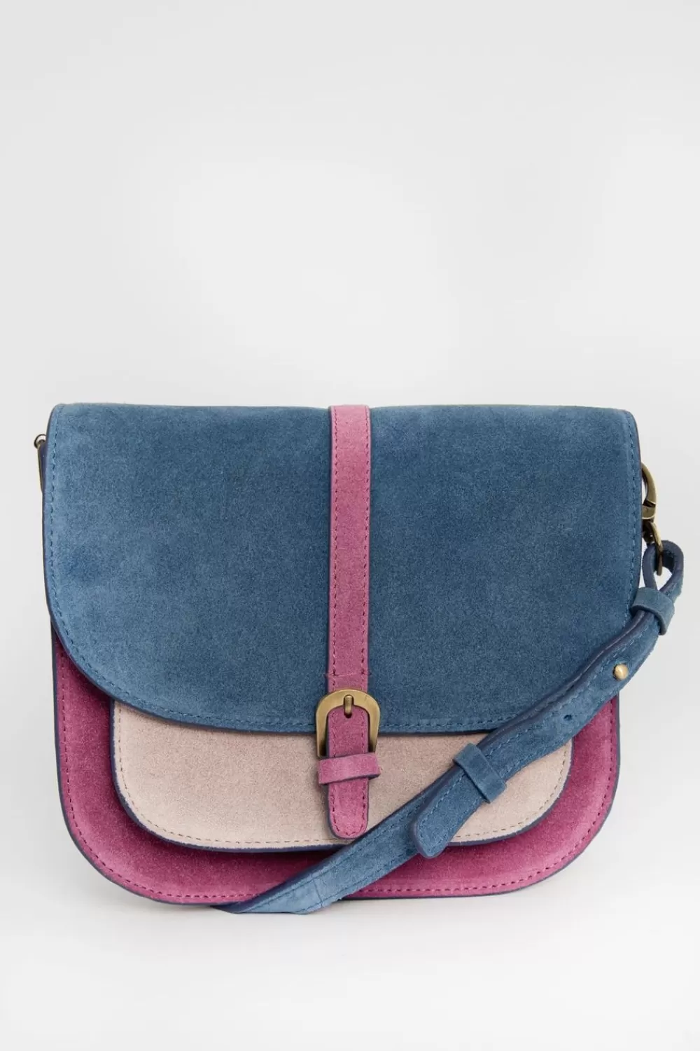 Dames Sissy-Boy Tassen>E Suede Colourblock Tas