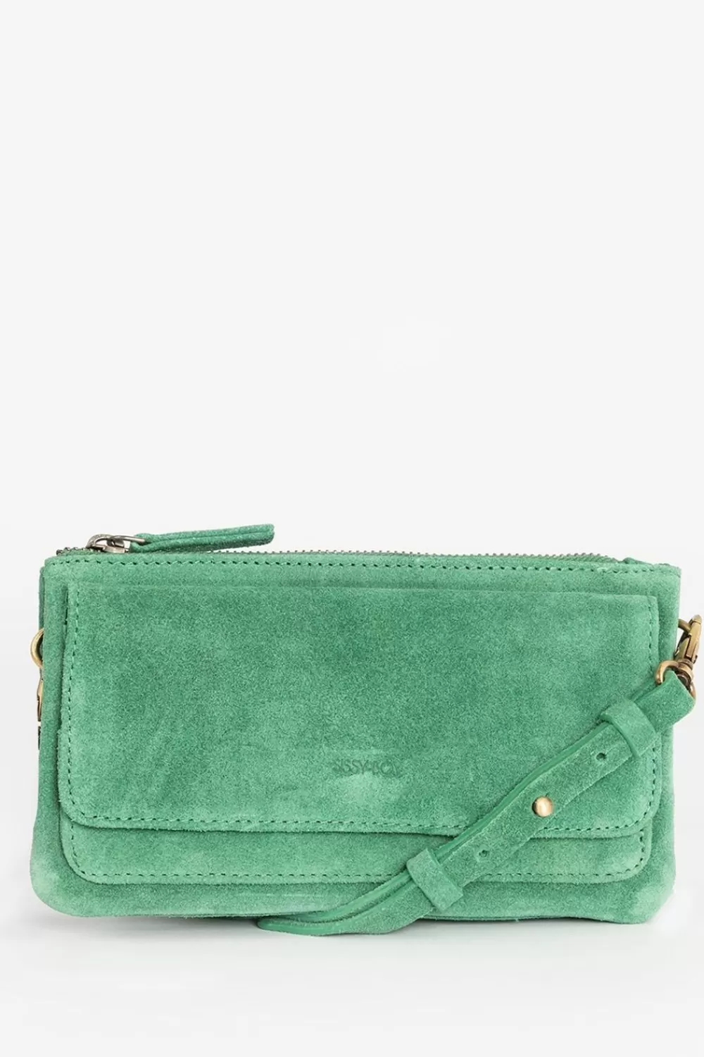 Dames Sissy-Boy Tassen>E Suede Crossbody Tas