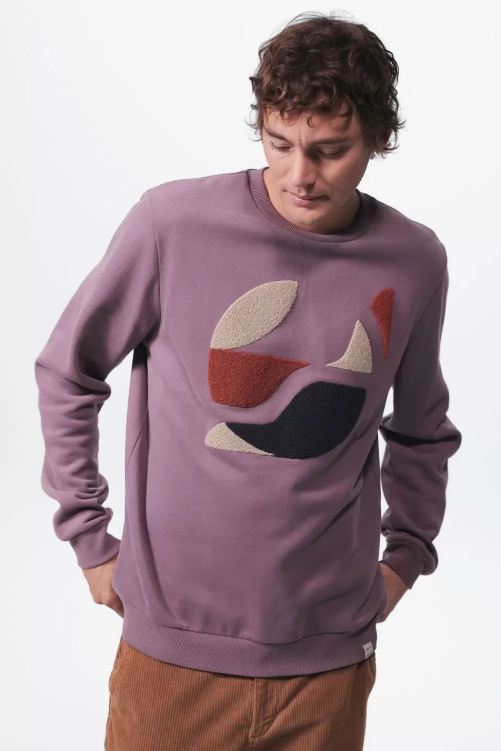 Heren Sissy-Boy Truien En Vesten>E Sweater Met Badstof Print