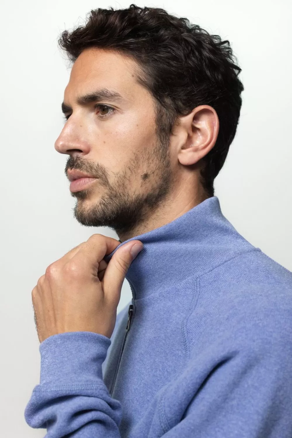 Heren Sissy-Boy Truien En Vesten>E Sweater Met Rits