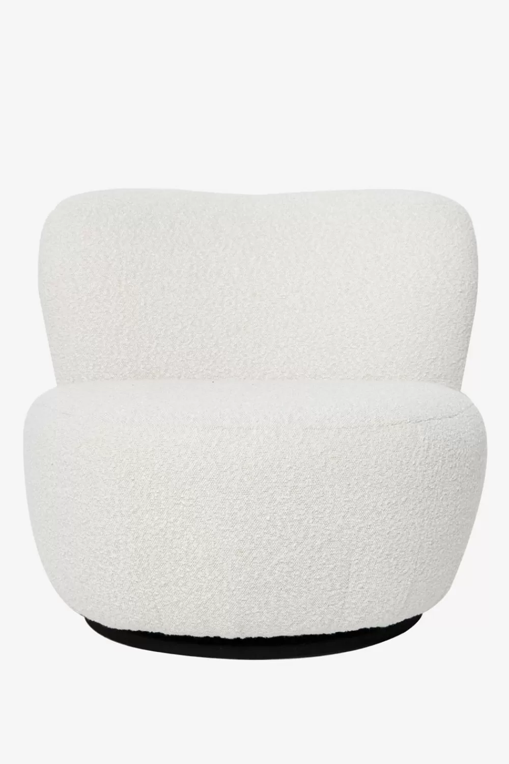 Sissy-Boy Stoelen>Ecru Boucle Draaifauteuil Anne