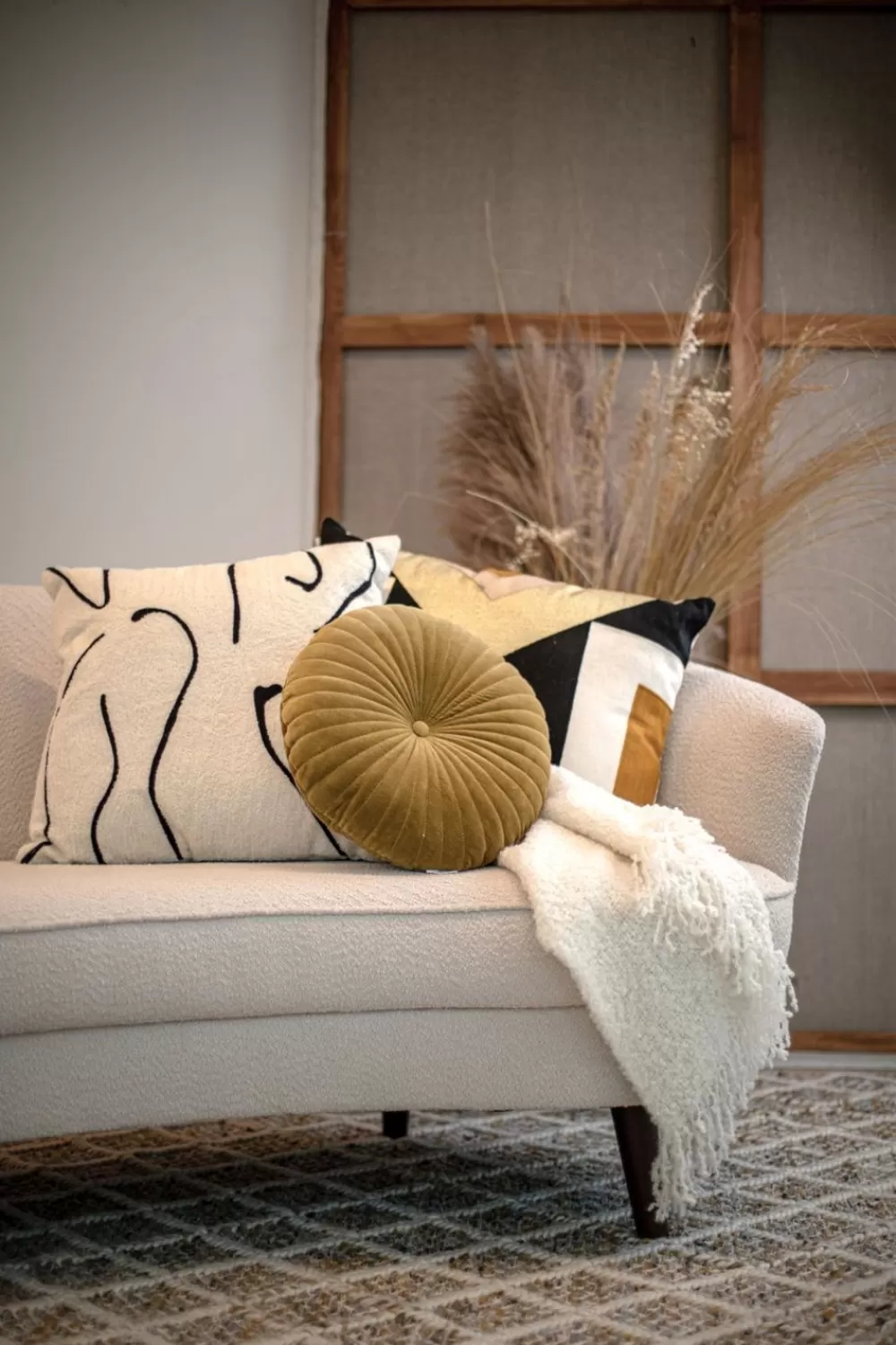 Sissy-Boy Spreien En Dekens>Ecru Sprei Teddy (130X180 Cm)