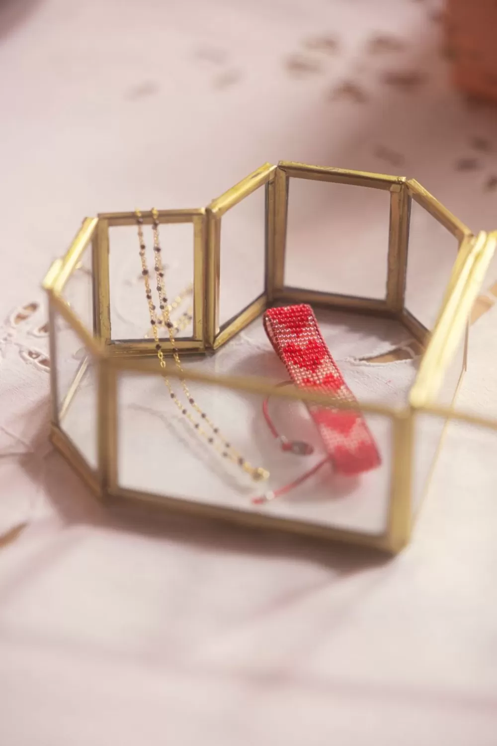 Sissy-Boy Woonaccessoires>En Glazen Box Hart Klein