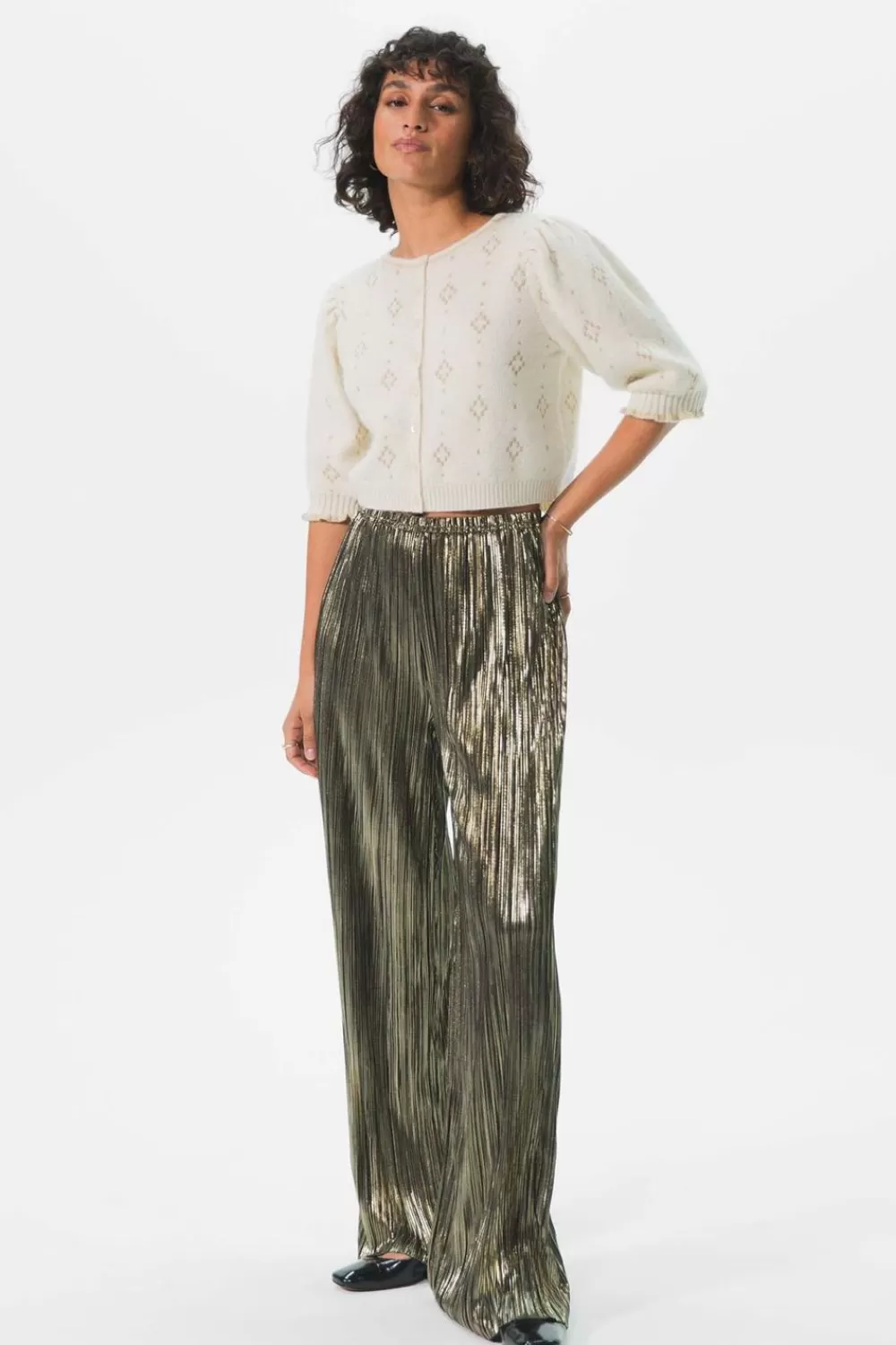 Dames Sissy-Boy Broeken>En Plisse Broek