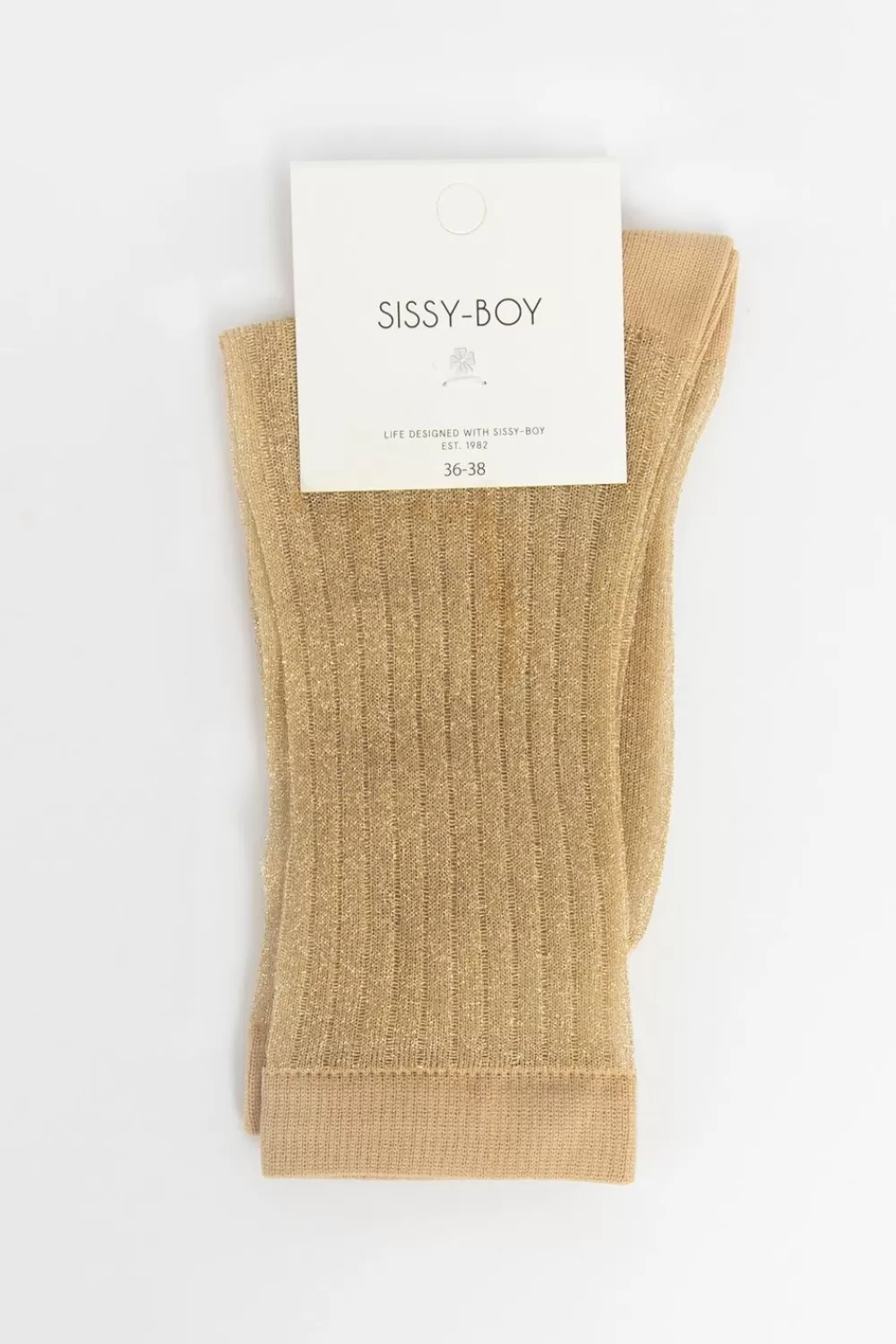 Dames Sissy-Boy Sokken En Panty'S>En Sheer Glittersokken Met Rib