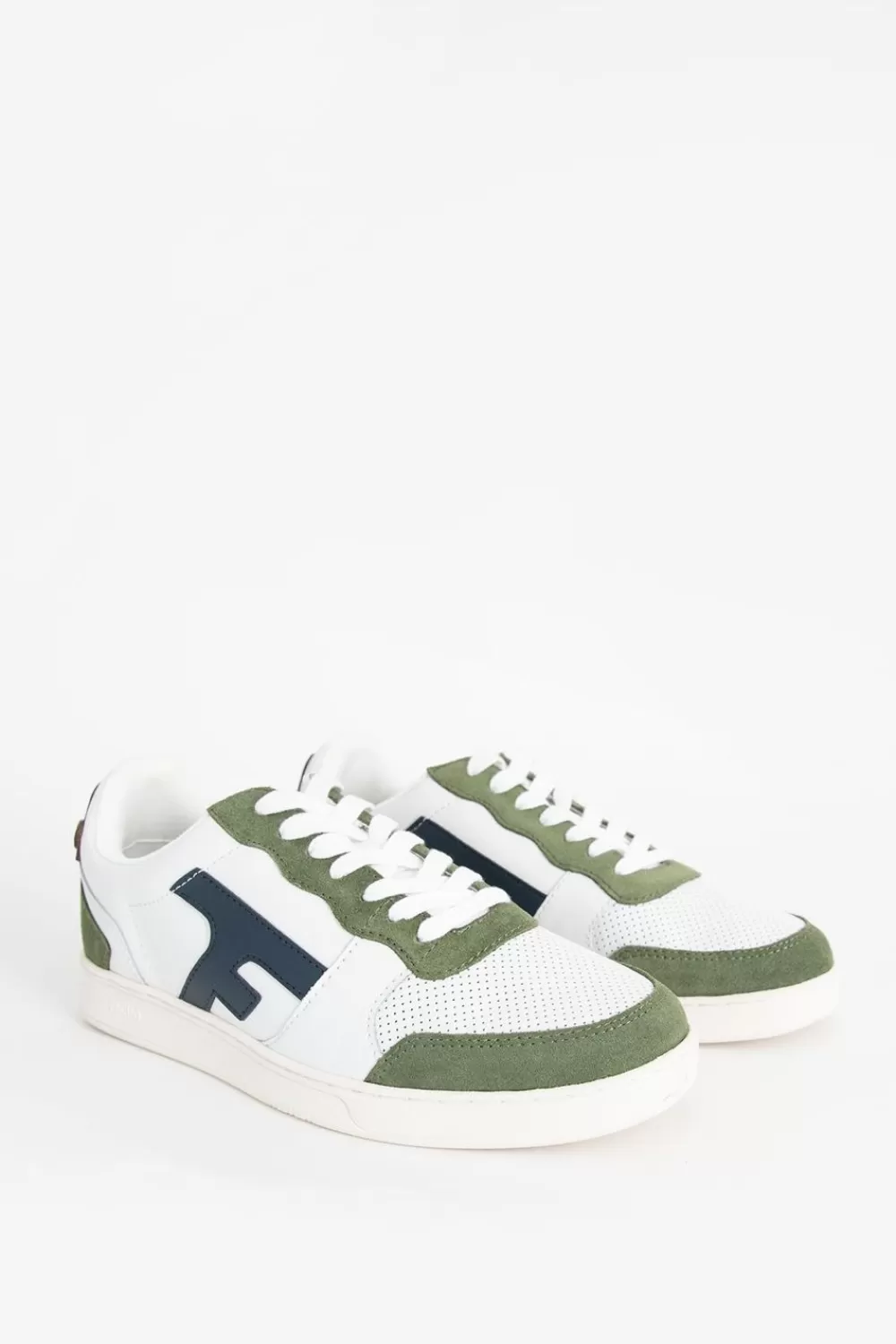 Heren Faguo Schoenen> Te Sneakers Met Groen Detail