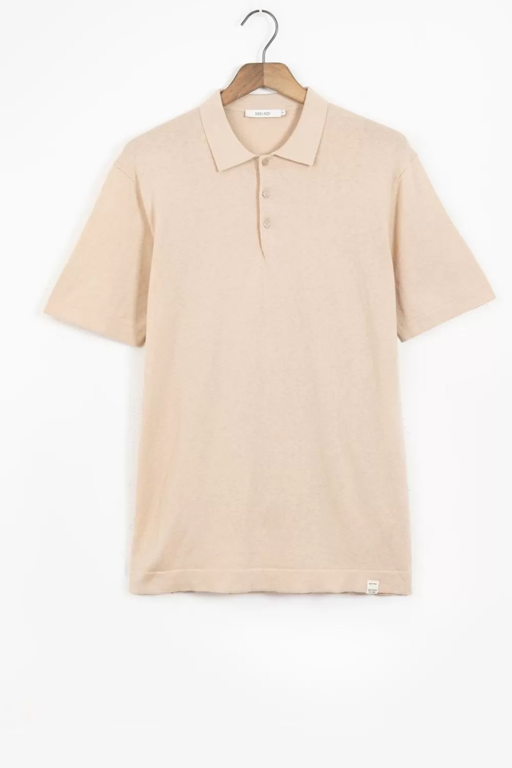 Heren Sissy-Boy T-Shirts>Gebreide Polo Van Kasjmier Mix