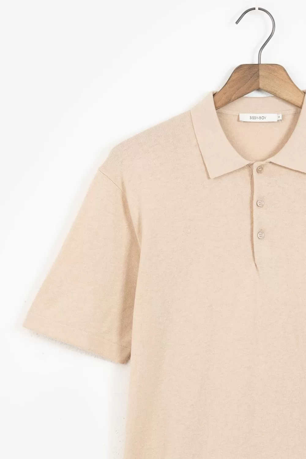 Heren Sissy-Boy T-Shirts>Gebreide Polo Van Kasjmier Mix