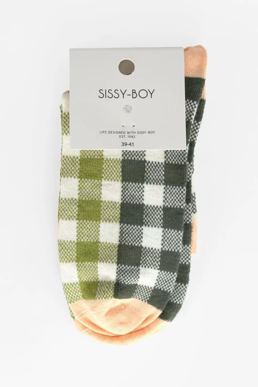 Dames Sissy-Boy Sokken En Panty'S>Geruite Sokken