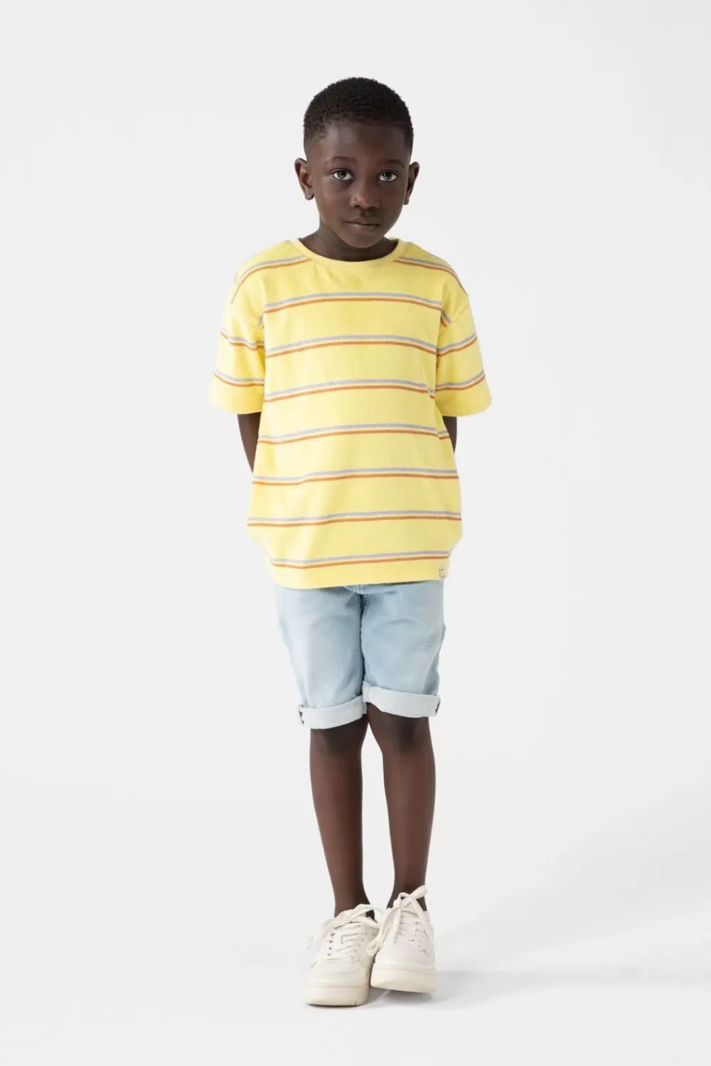 Kids Sissy-Boy T-Shirts En Polo'S>Gestreept Badstof T-Shirt