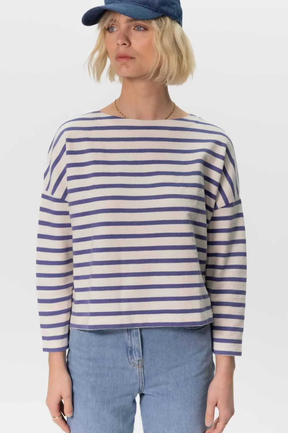 Dames Sissy-Boy T-Shirts En Tops>Gestreept Longsleeve T-Shirt