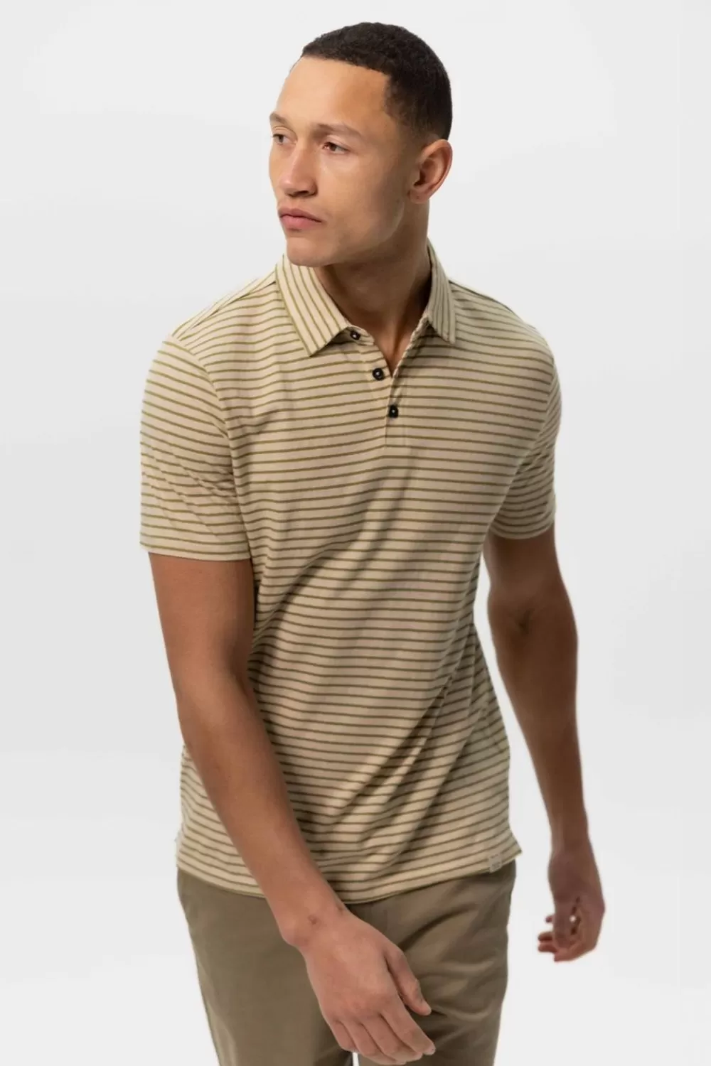Heren Sissy-Boy T-Shirts>Gestreepte Jersey Polo