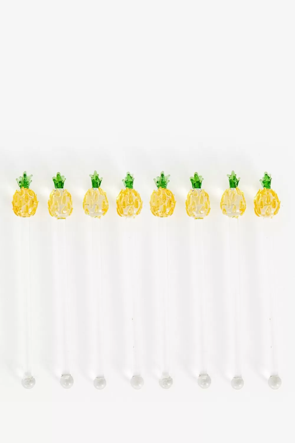 Sissy-Boy Bestek>Glazen Cocktail Roerstaafje Met Ananas