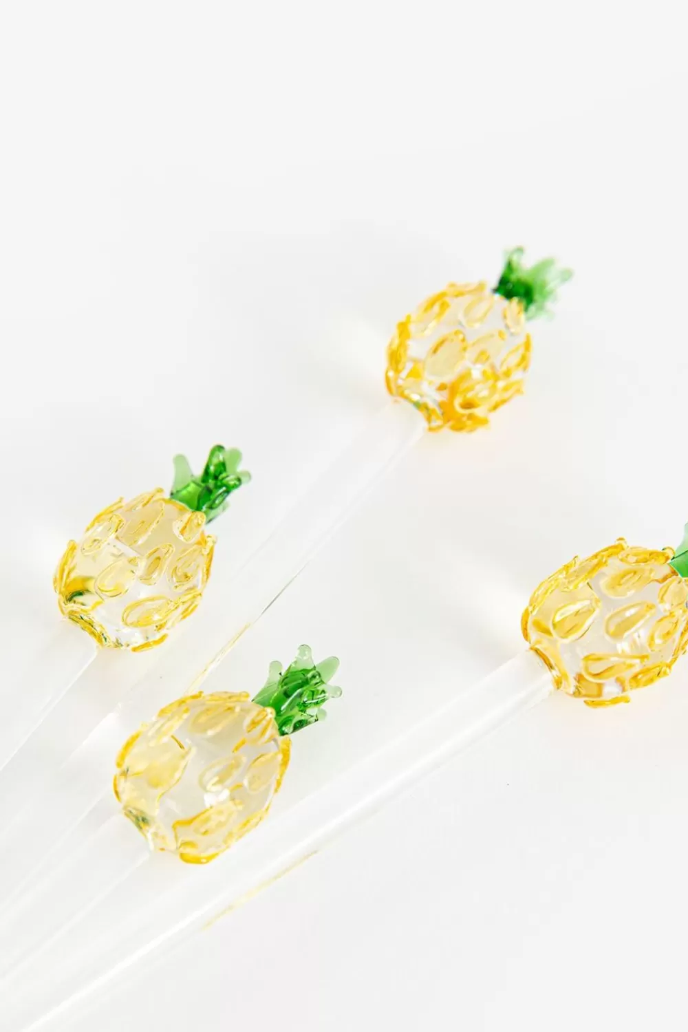 Sissy-Boy Bestek>Glazen Cocktail Roerstaafje Met Ananas