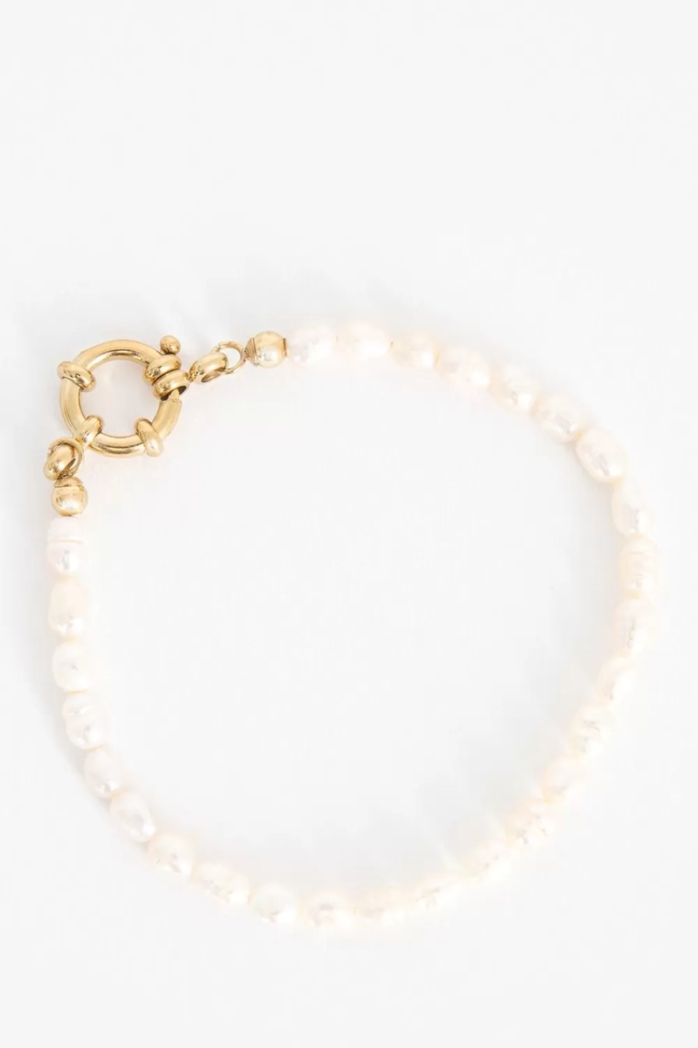 Dames Sissy-Boy Sieraden>Gold Plated Armband Met Parels