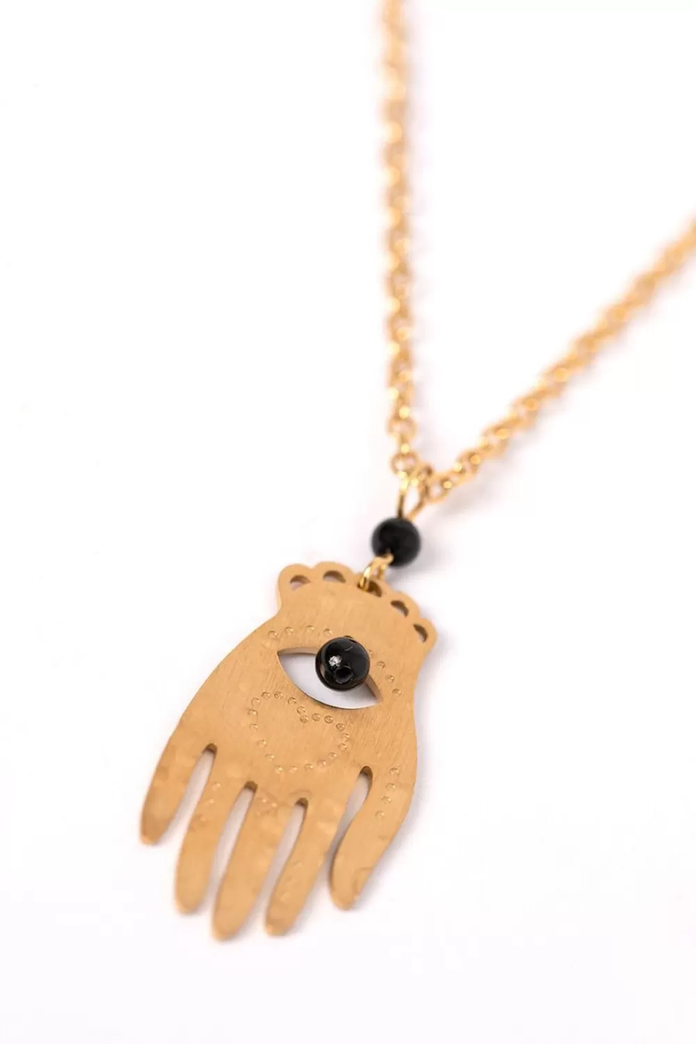 Dames Sissy-Boy Sieraden>Gold Plated Ketting Met Hand