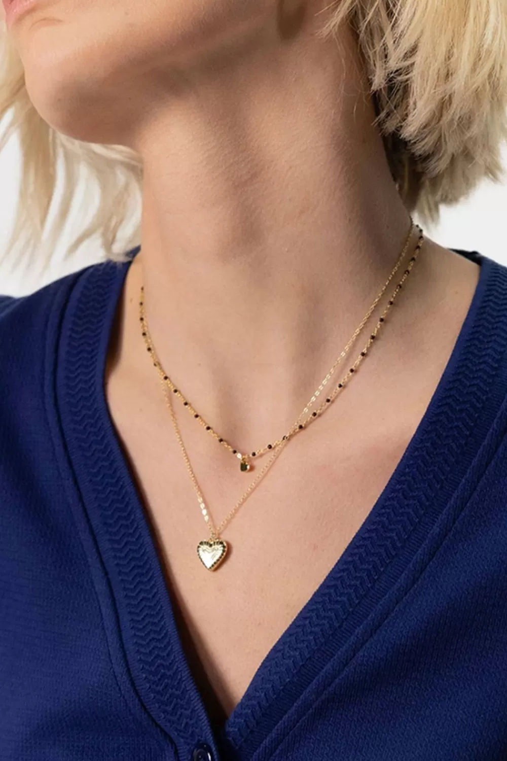 Dames Sissy-Boy Sieraden>Gold Plated Ketting Met Hartje