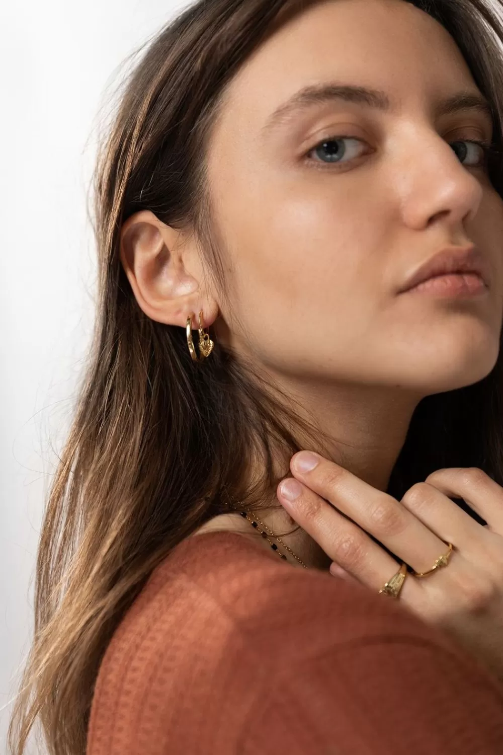 Dames Sissy-Boy Sieraden>Gold Plated Oorbellen Met Hartje