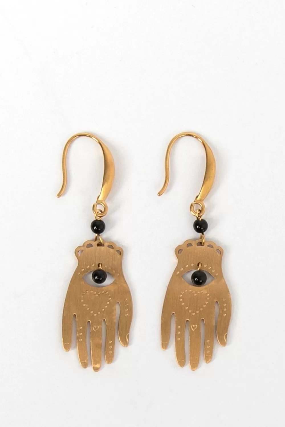 Dames Sissy-Boy Sieraden>Gold Plated Oorhangers Met Hand