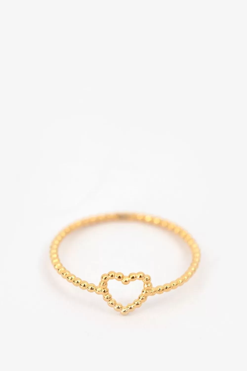 Dames Sissy-Boy Sieraden>Gold Plated Ring Met Hartje
