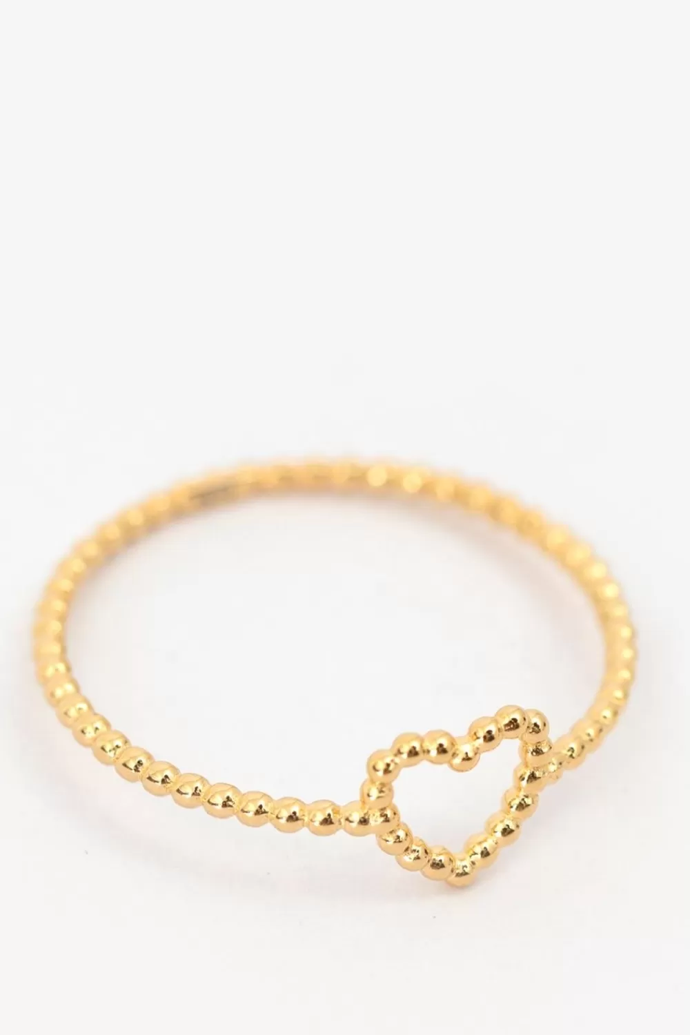 Dames Sissy-Boy Sieraden>Gold Plated Ring Met Hartje