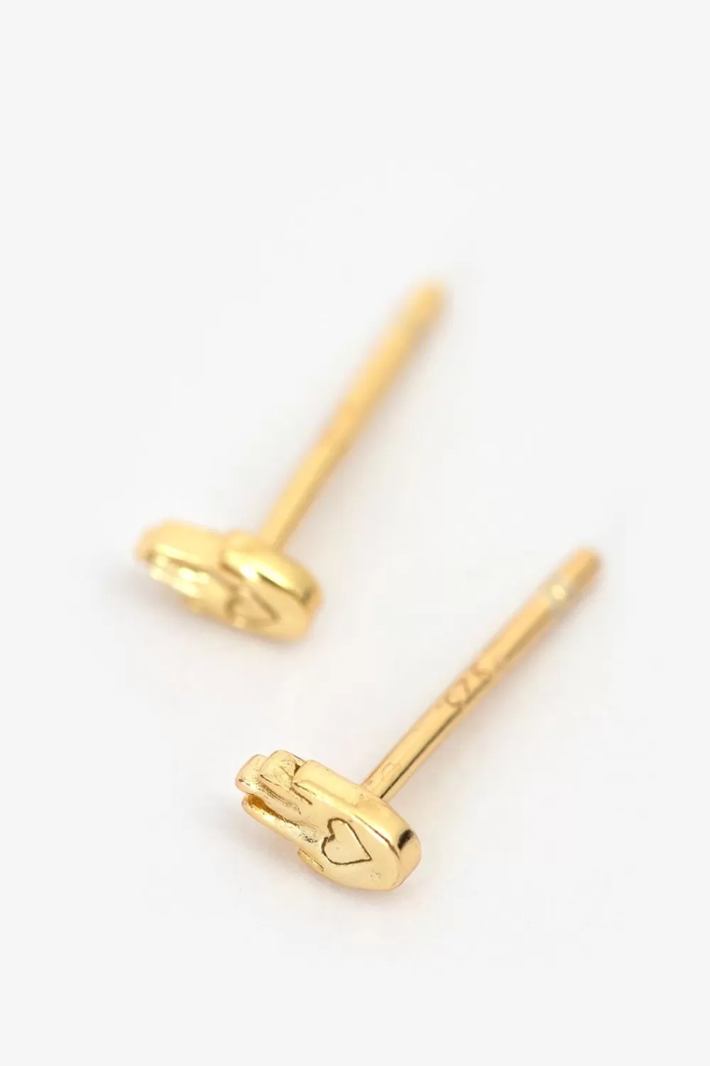 Dames Sissy-Boy Sieraden>Gold Plated Stud Oorbellen Met Hand