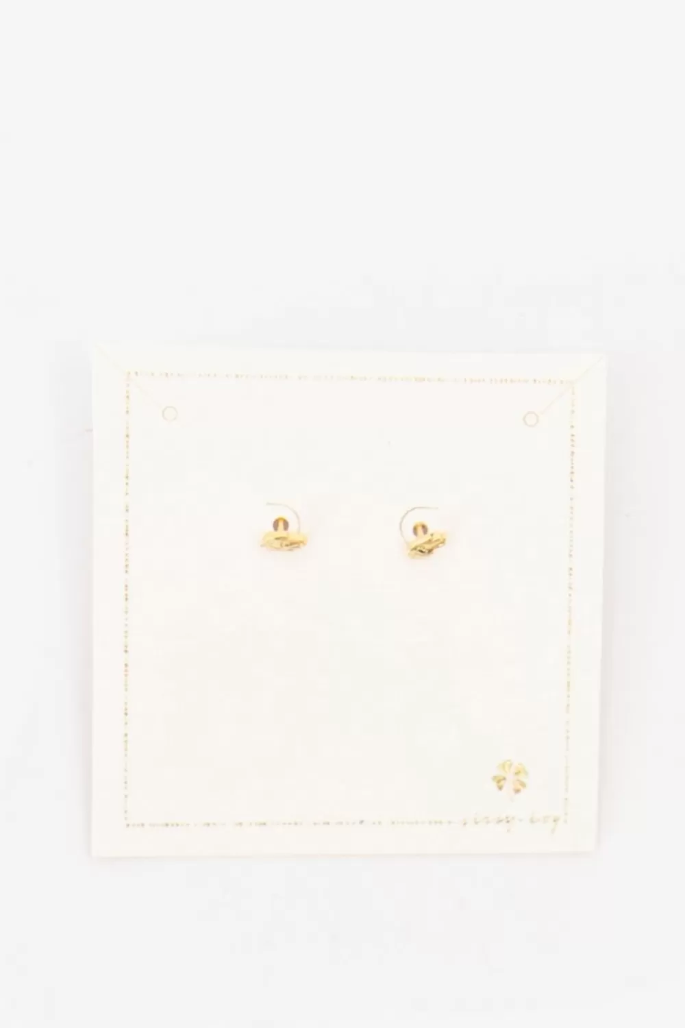 Dames Sissy-Boy Sieraden>Gold Plated Stud Oorbellen Met Hand