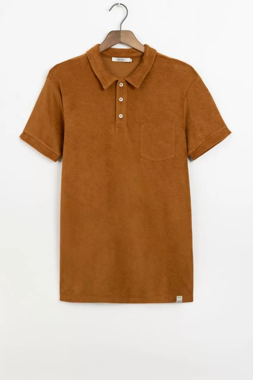Heren Sissy-Boy T-Shirts>Goud E Badstof Polo