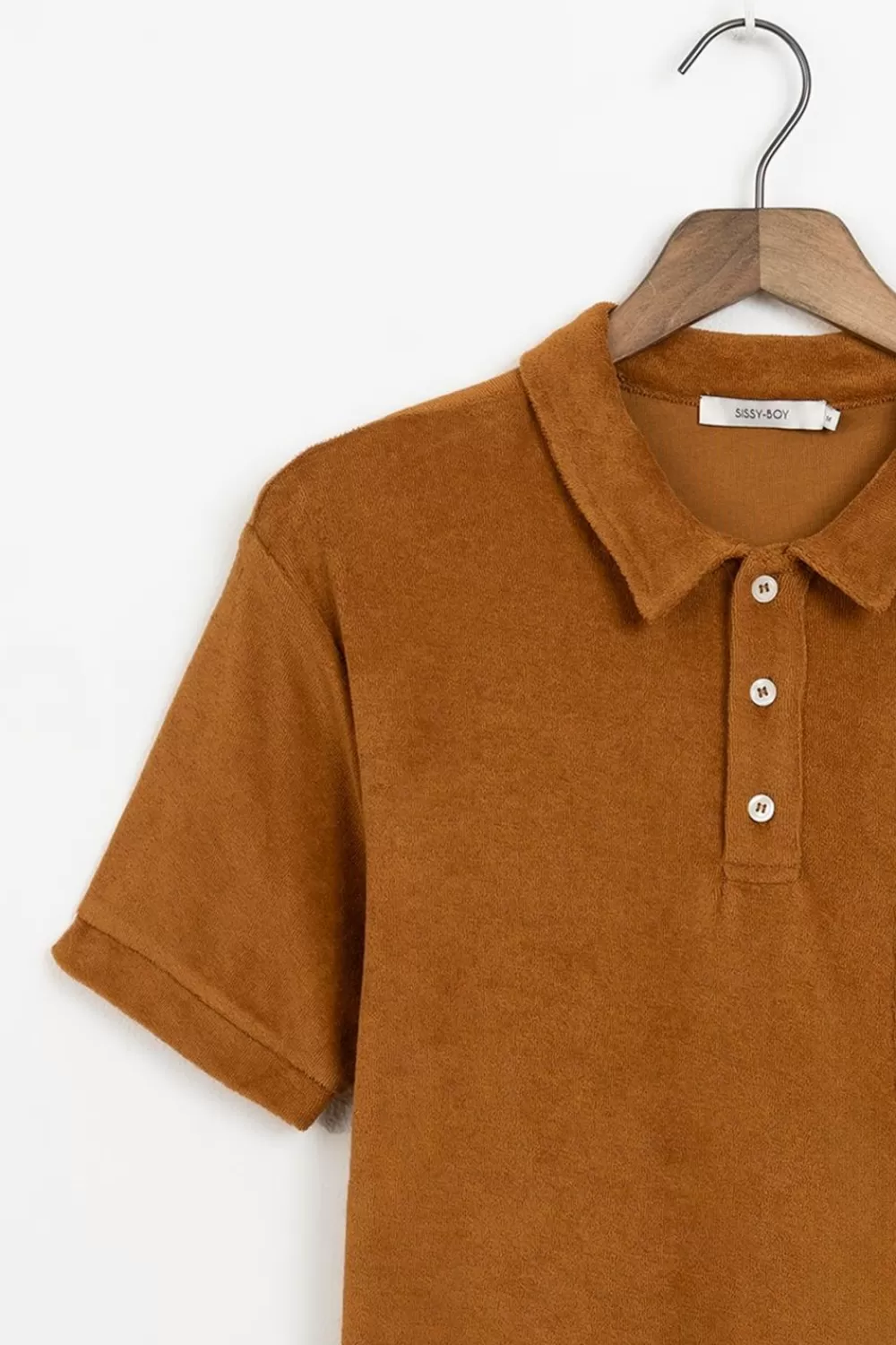 Heren Sissy-Boy T-Shirts>Goud E Badstof Polo