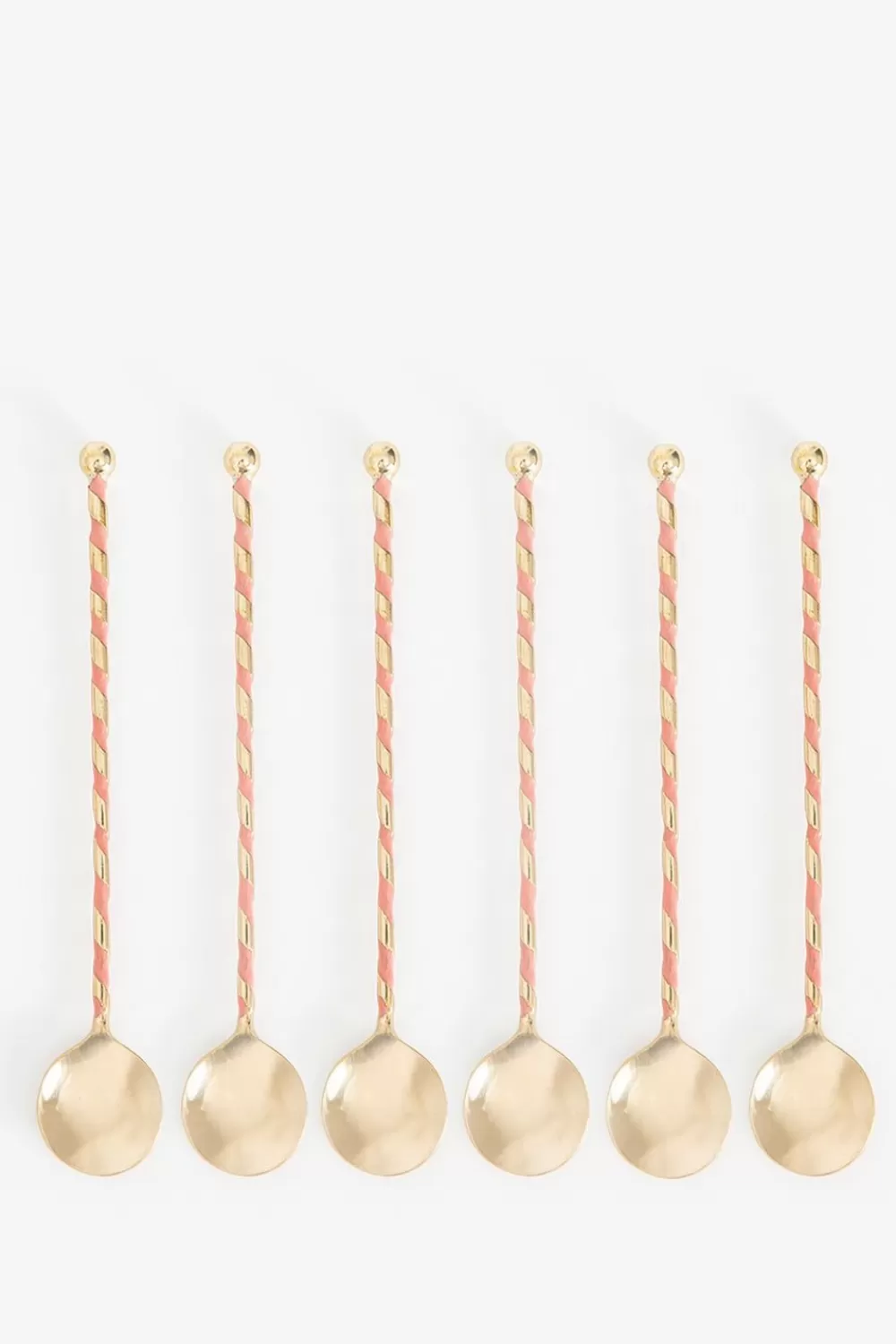 Sissy-Boy Bestek>Goudkleurige Latte Lepel Circus Zalmroze