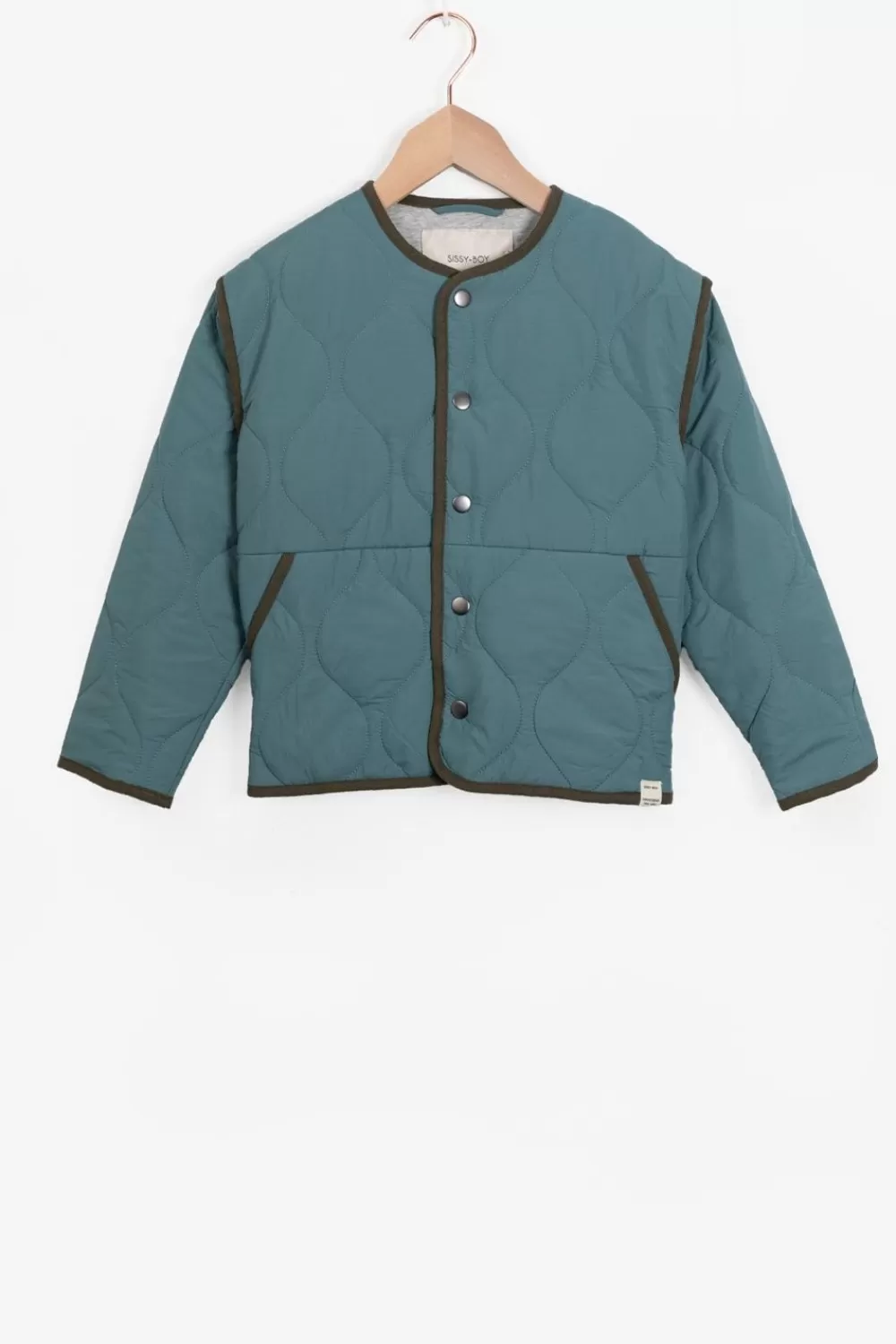Kids Sissy-Boy Blazers & Jasjes>Grijs Doorgestikt Jasje