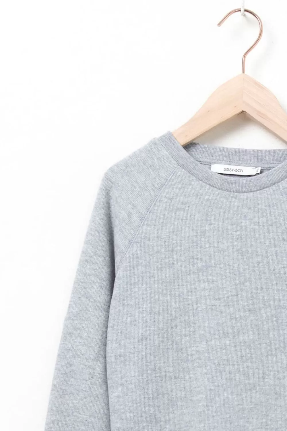 Kids Sissy-Boy Truien En Vesten>Grijze Raglan Sweater