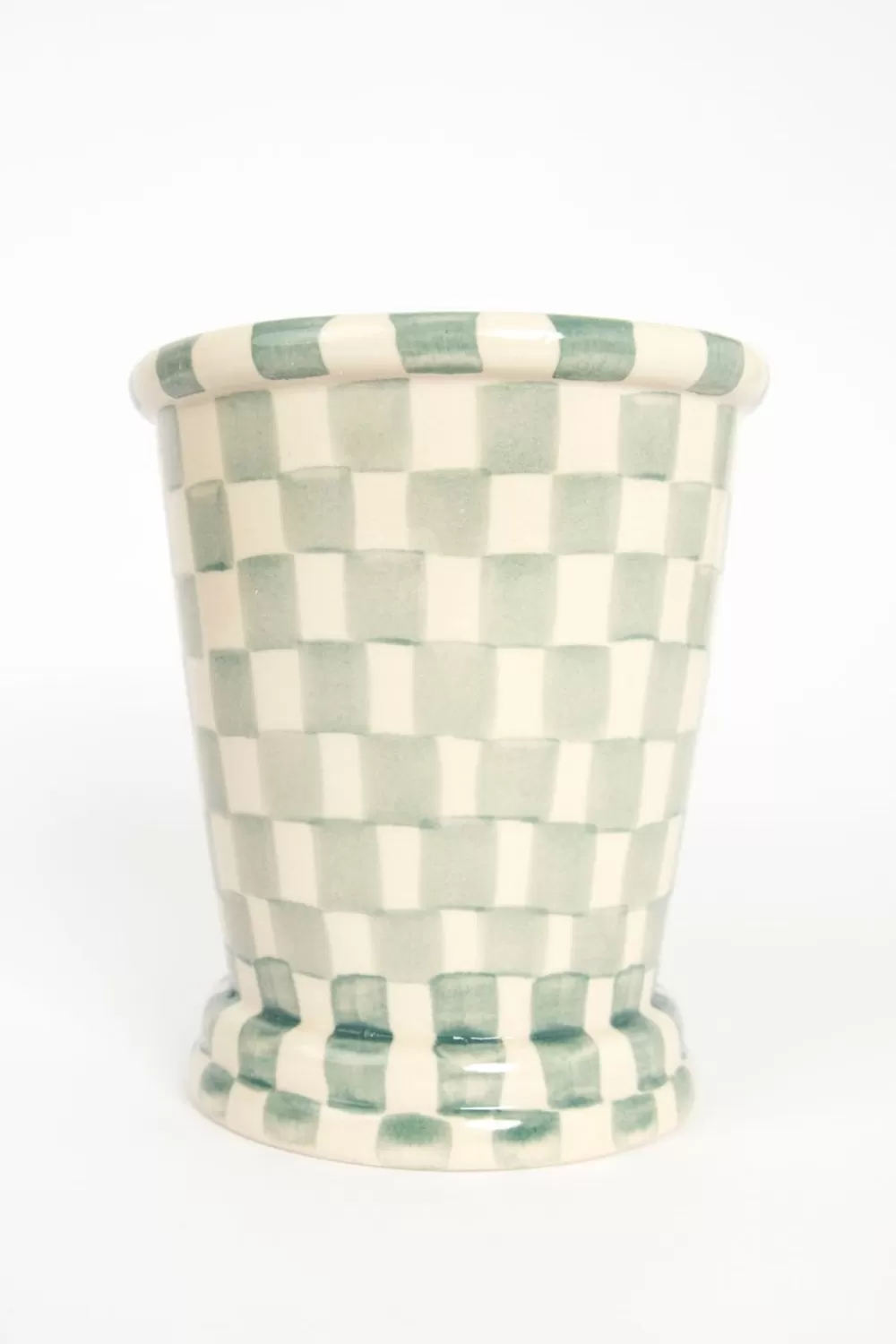 Sissy-Boy Woonaccessoires>Groen E Geblokte Pot