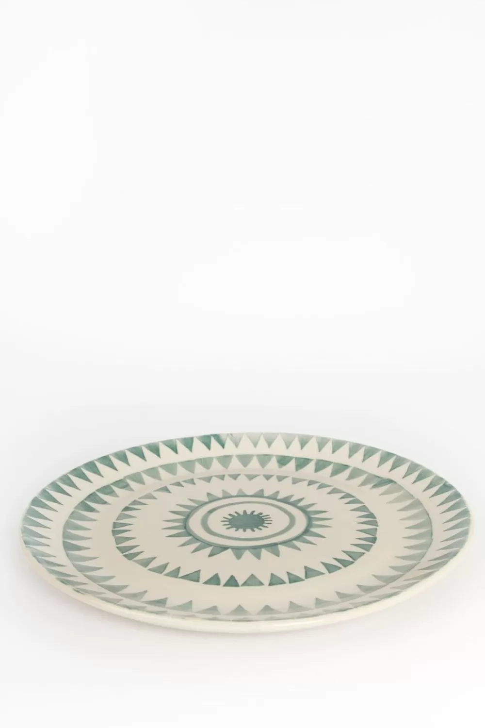 Sissy-Boy Glaswerk>Groen E Presenteerschaal Met Print