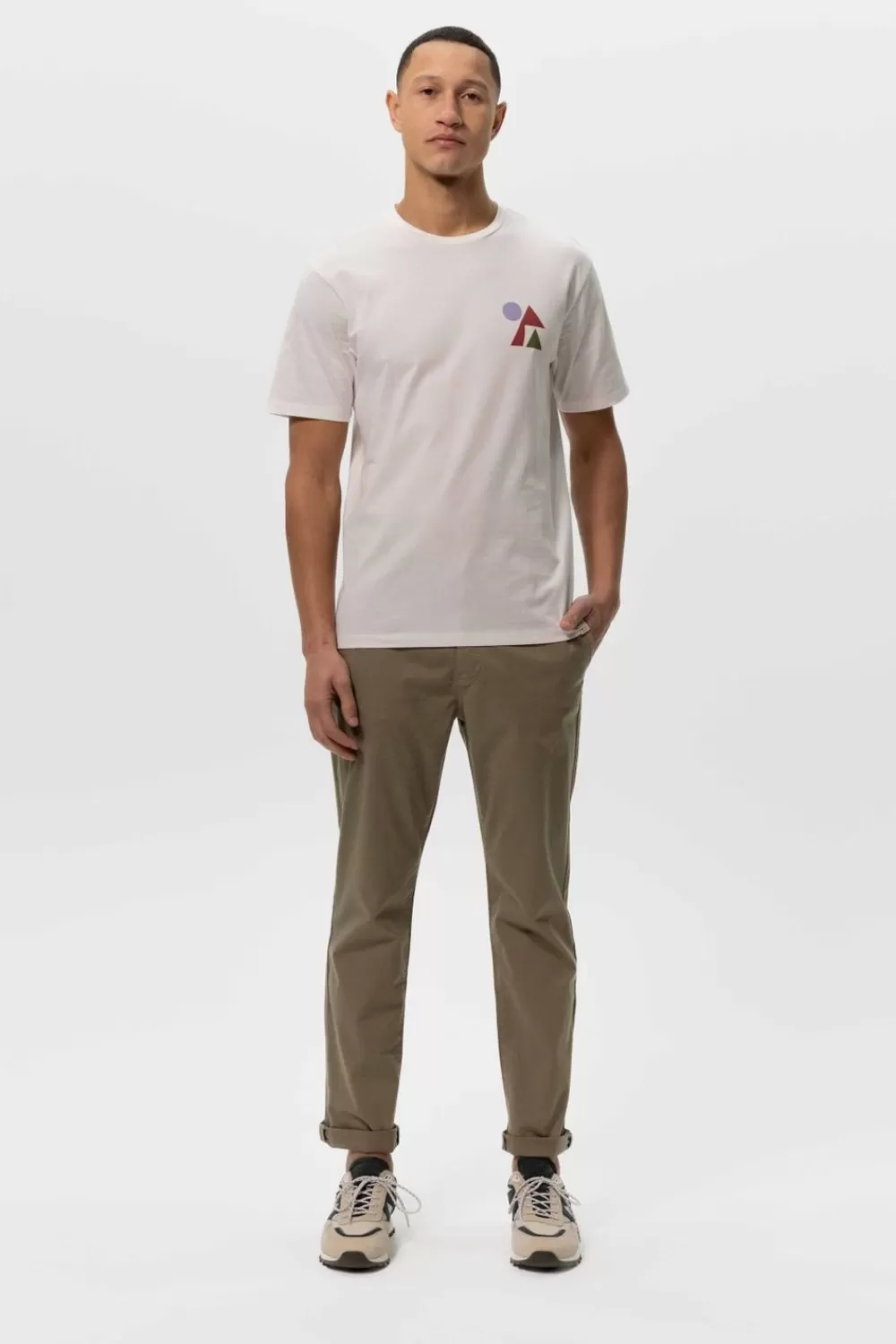Heren Sissy-Boy Broeken>Groene Katoenen Chino