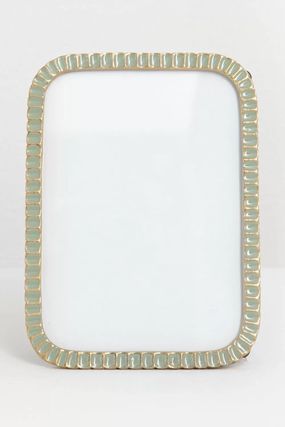 Sissy-Boy Fotolijsten>Groene Scalloped Enamel Fotolijst