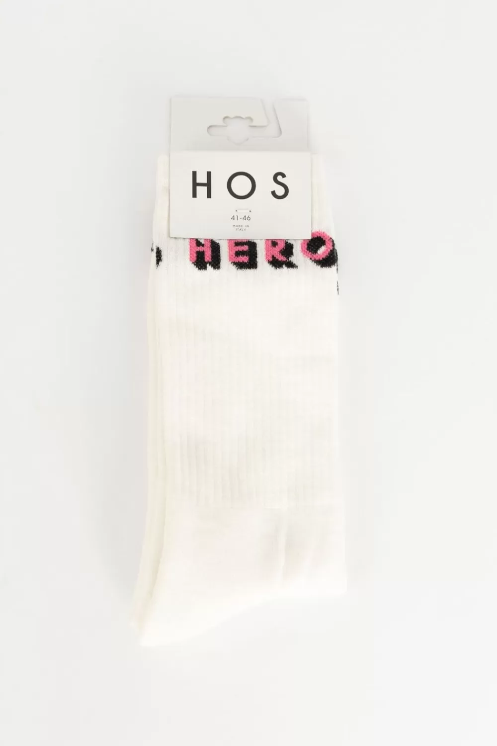 Heren Heroes on Socks Sokken> Witte Sportsokken Met Tekst