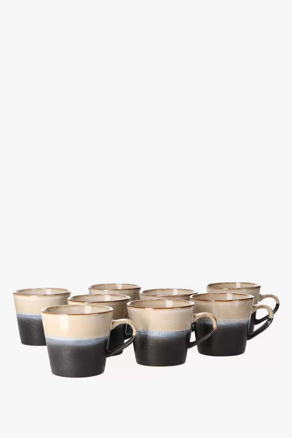 HK Living Servies>Hkliving 70S Ceramics Cappuccino Mokken Rock