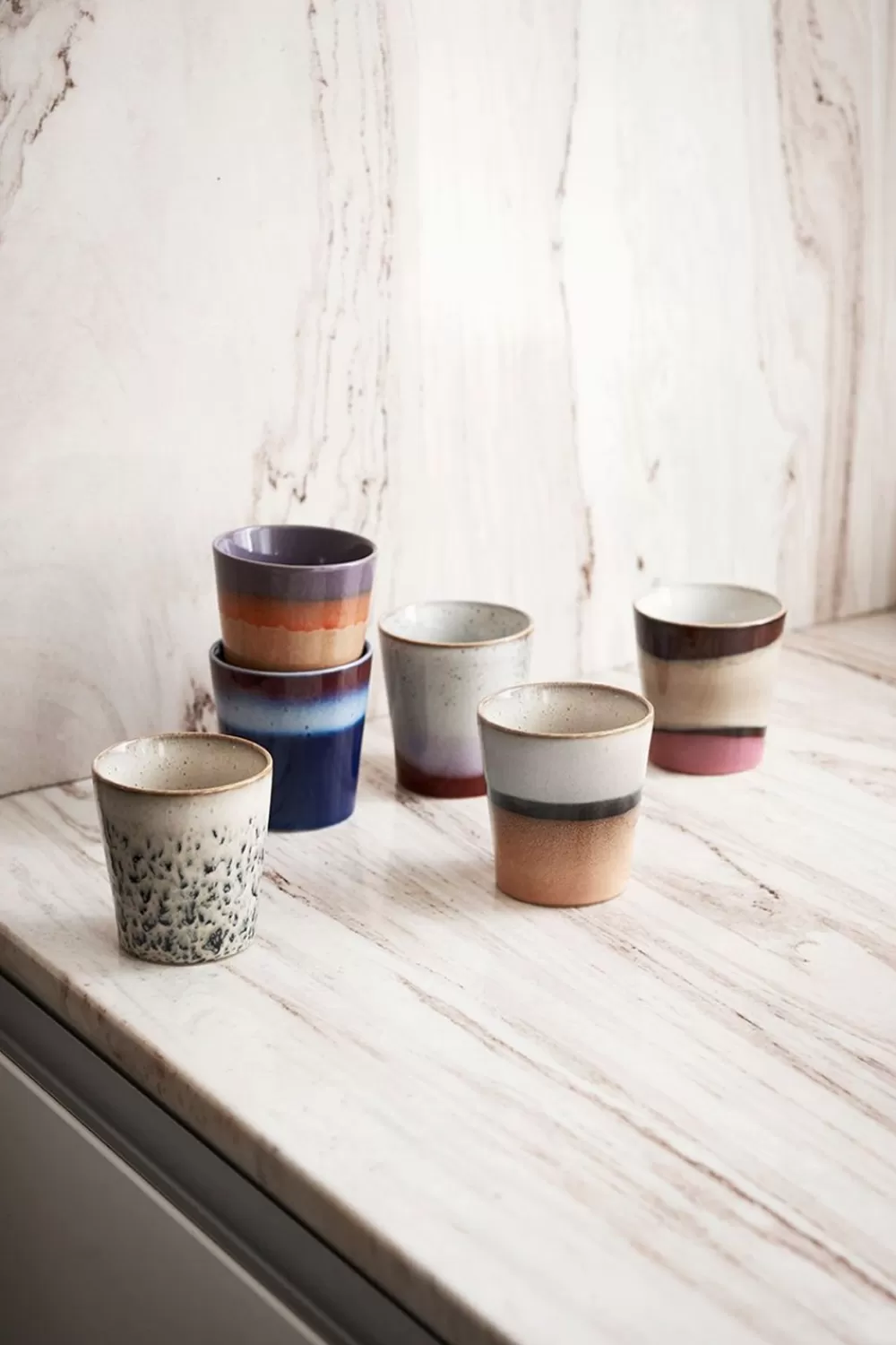 HK Living Servies>Hkliving 70S Ceramics Koffiemokken Orion