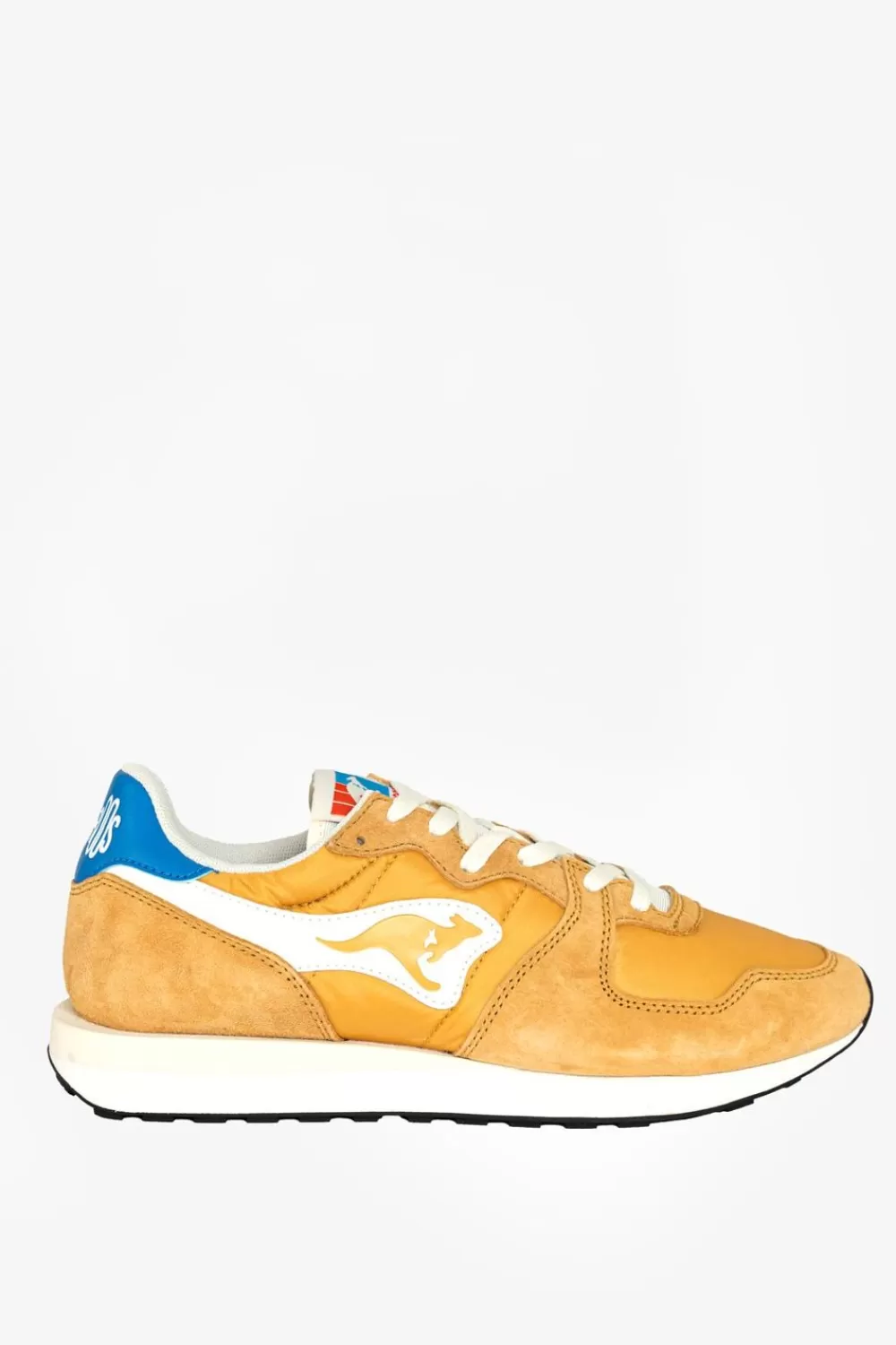 Heren KangaROOS Schoenen> Gele Suede Sneakers