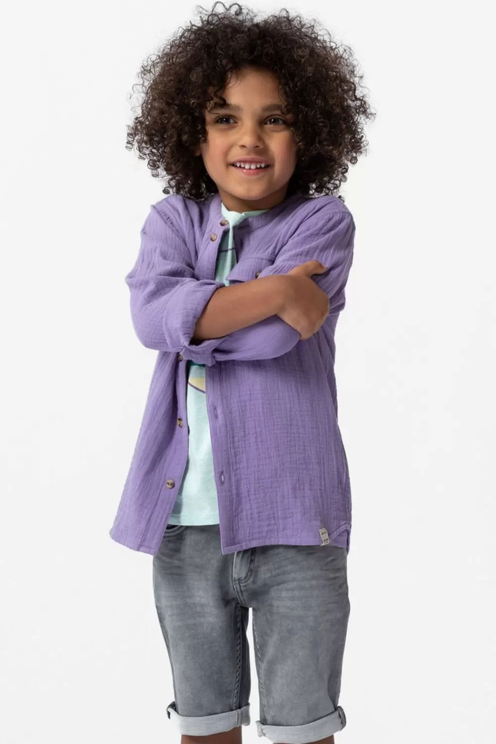 Kids Sissy-Boy Overhemden>Katoenen Overhemd