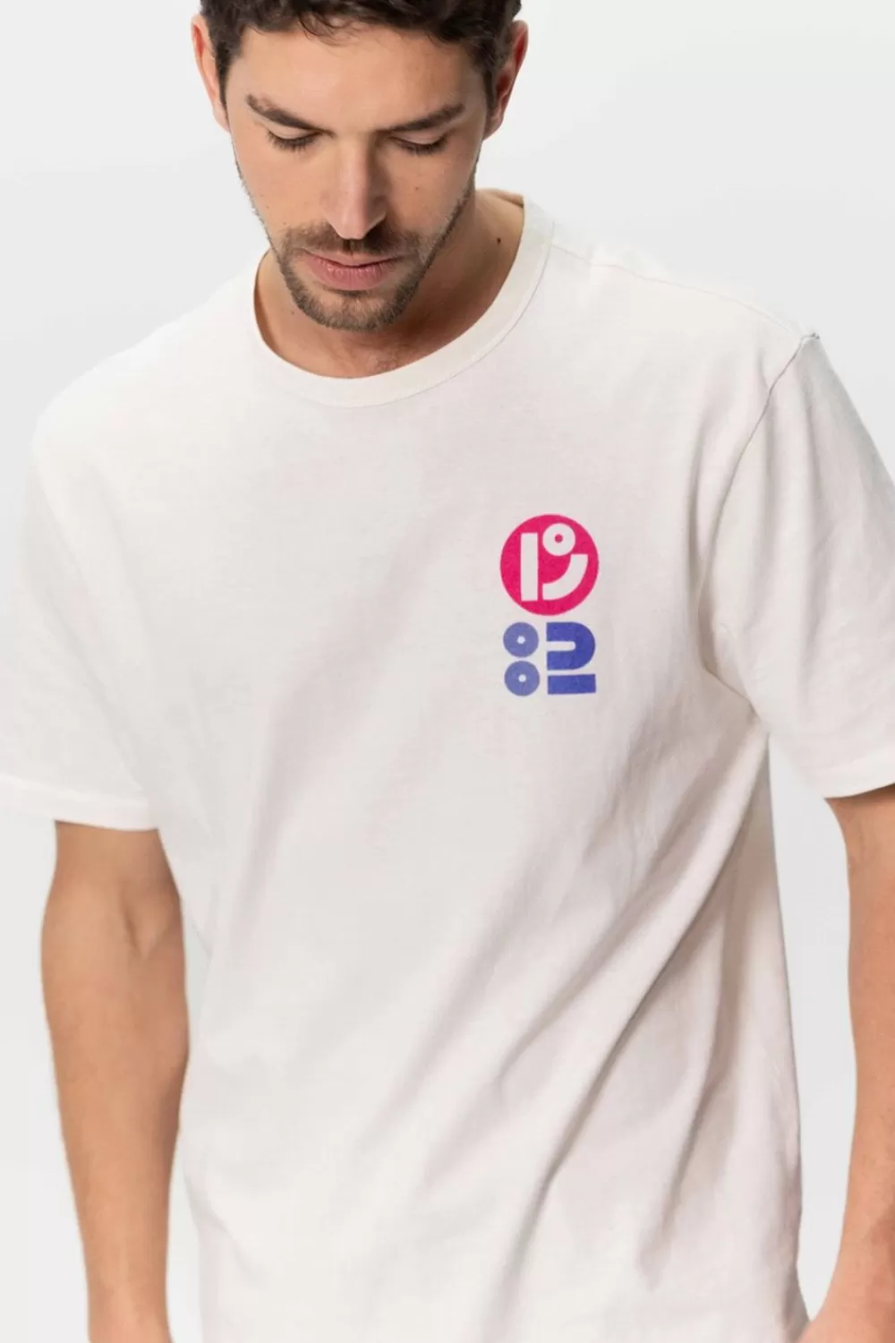 Heren Sissy-Boy T-Shirts>Katoenen T-Shirt Met Artwork