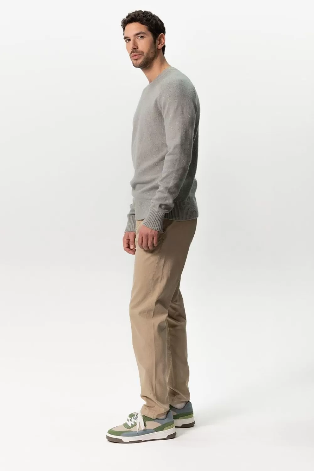 Heren Sissy-Boy Broeken>Katoenen Twill Chino