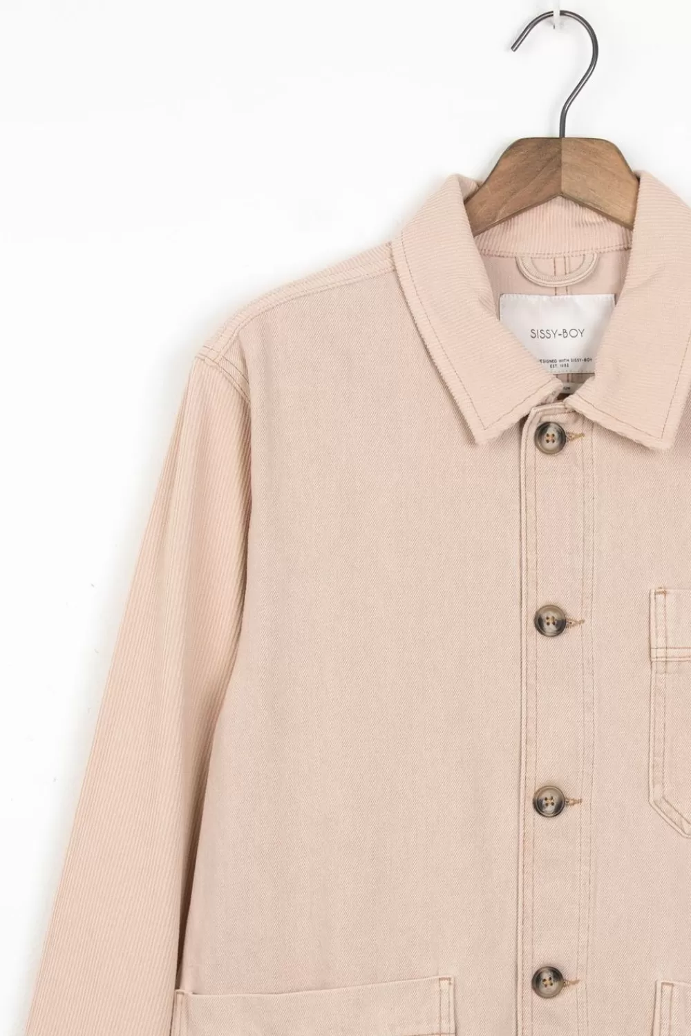 Heren Sissy-Boy Blazers En Jasjes>Katoenen Worker Jack Met Corduroy