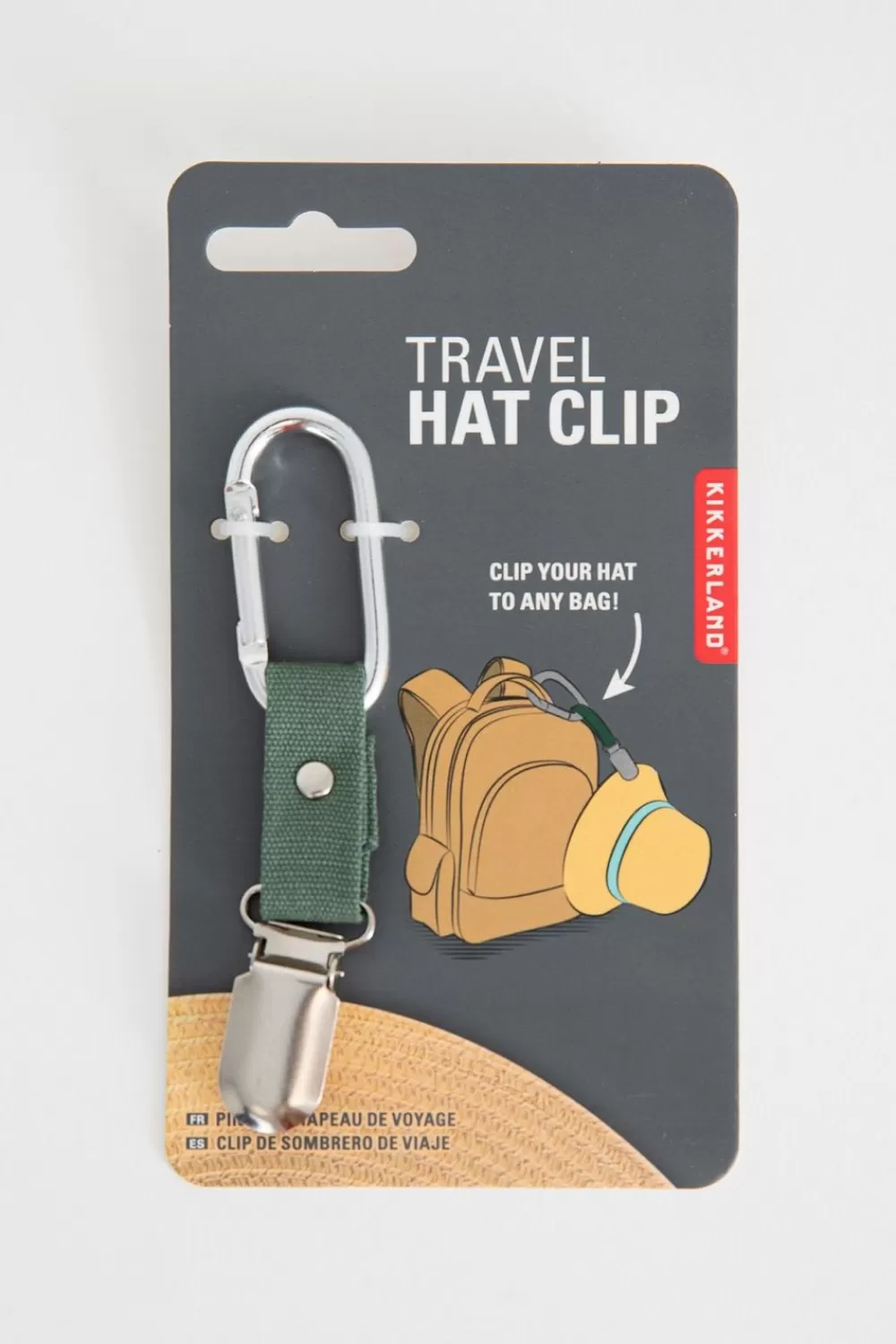 Kikkerland Overig> Travel Hat Clip