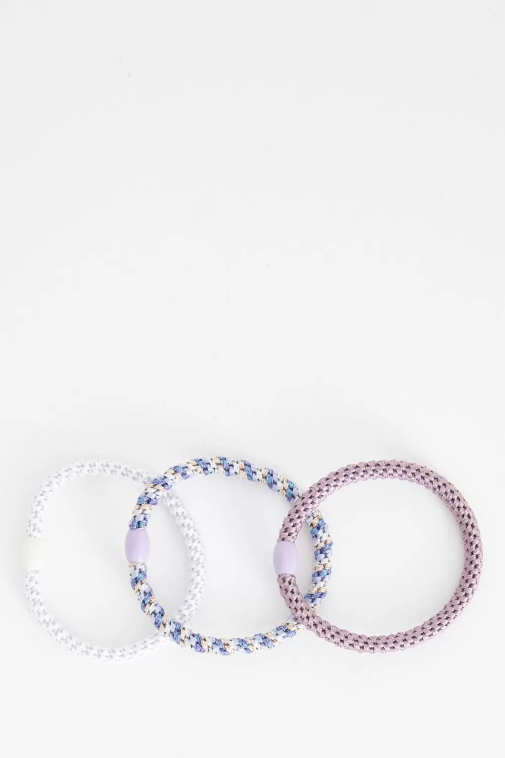 Kids Bon Dep Accessoires>Kknekki Lichtpaarse Gevlochten Haarelastieken