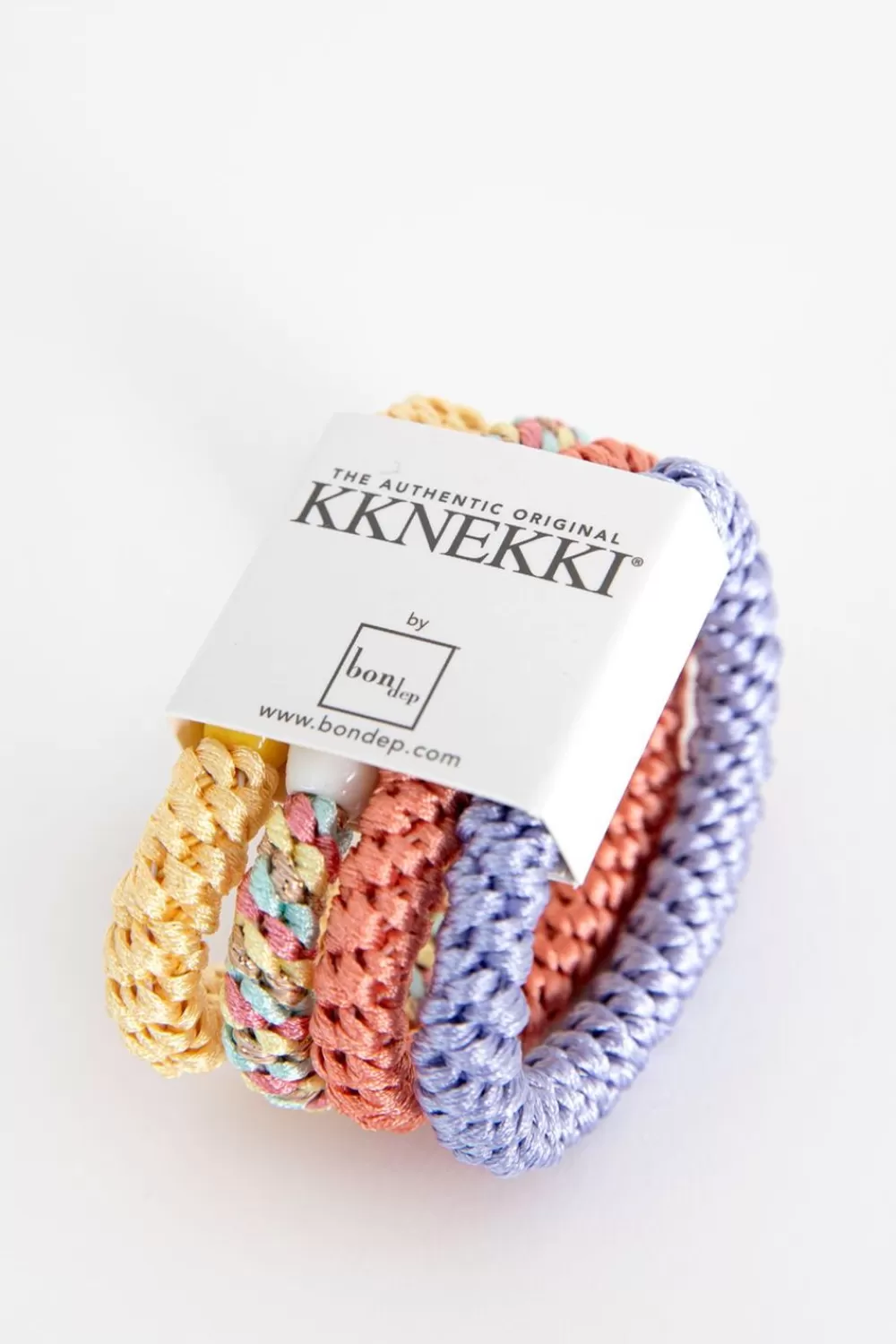 Dames Bon Dep Haar Accessoires>Kknekki Multicolour Gevlochten Haarelastieken